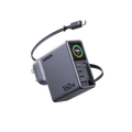 UGREEN Nexode Pro Smart Display Charger (160W, 4-Port, GaN, Retractable Cable, App Control)
