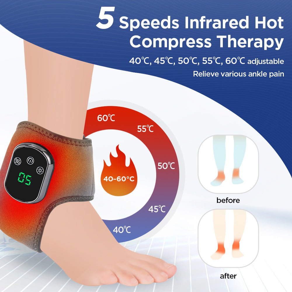 Rechargeable Ankle Heat Therapy Massager