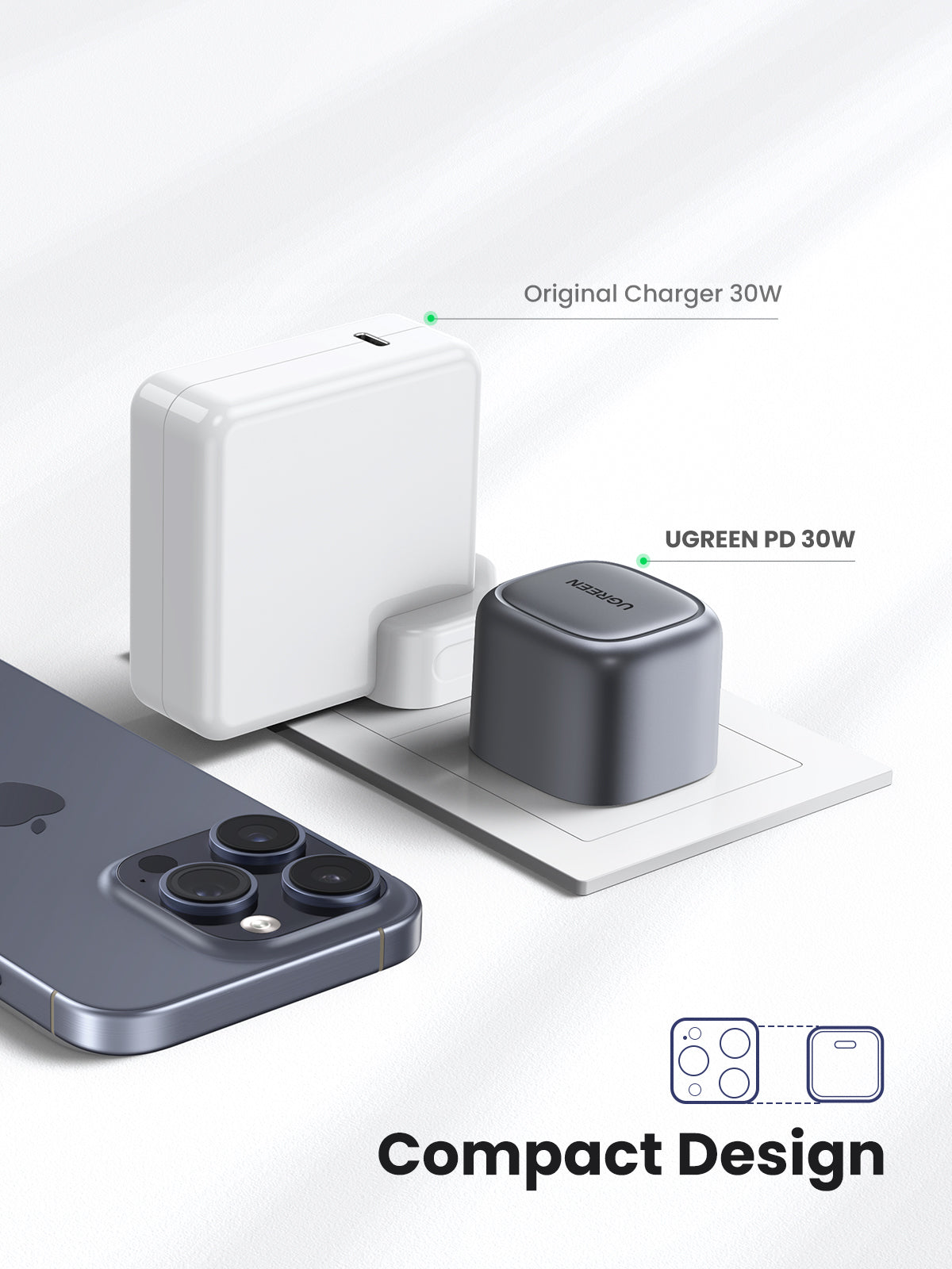 UGREEN Nexode 30W Charger with Foldable Plug